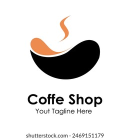 Coffee shop logo vector design