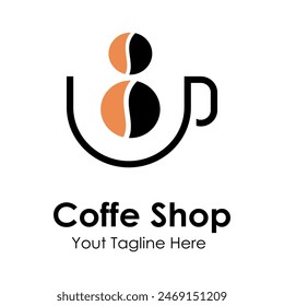 Coffee shop logo vector design
