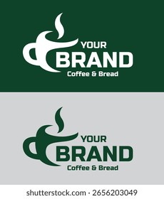 Vetor de logotipo de cafeteria Eps10