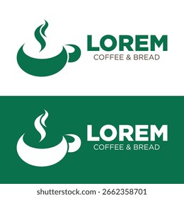 Vetor de logotipo de cafeteria Eps10