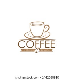 Coffee Shop Logo Vector Illustration Espresso Stock Vector (Royalty ...