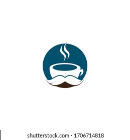 Coffee shop logo vector illustration. Mr coffee shop logo. coffee cafe logo	