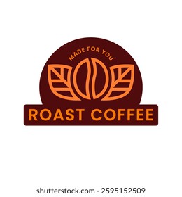 coffee shop logo vector illustration