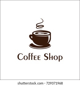 Coffee Shop Logo Vector Illustration