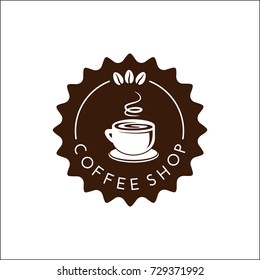 Coffee Shop Logo Vector Illustration