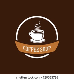 Coffee Shop Logo Vector Illustration