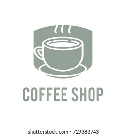 Coffee Shop Logo Vector Illustration