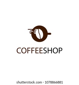 Coffee Shop Logo Vector Template Design Illustration