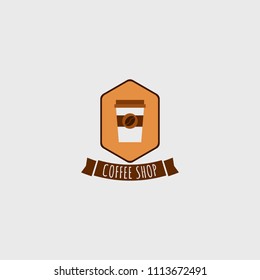 Coffee Shop Logo Vector Template Design Illustration