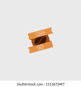 Coffee Shop Logo Vector Template Design Illustration