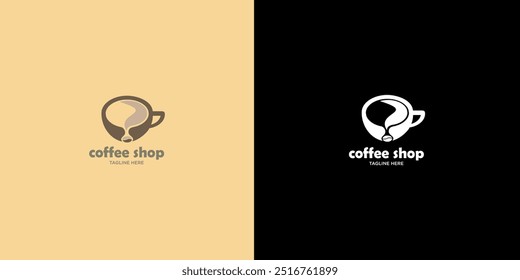 coffee shop logo vector template