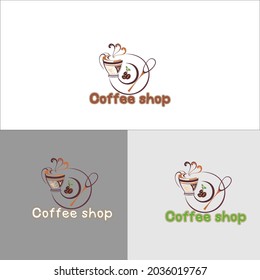 Coffee shop logo- Vintage coffee shop logo