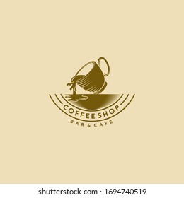 Coffee Shop Logo Vintage Style