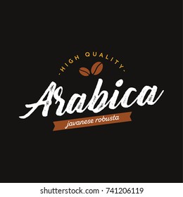 Coffee Shop Logo Vintage Symbol Flat Isolated Graphic Vector