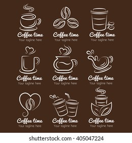 Coffee shop logos