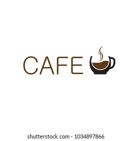 Coffee Shop Logos, Badges and Labels Design Elements set. Cup, beans, cafe vintage style objects retro  illustration.