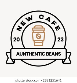 Coffee Shop Logos, Badges and Labels Design Isolated. Cup, coffee, cafe vintage style objects retro vector illustration isolated