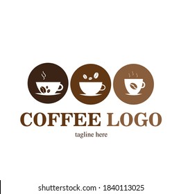 Coffee Shop Logos , Coffee cup Labels . cafe vintage 