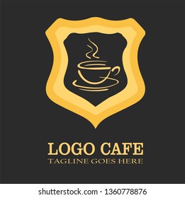 Coffee Shop Logos,cafe logos,Badges and Labels Design Elements set. Cup, coffee beans