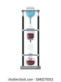coffee shop make utensil flat style icon vector illustration design