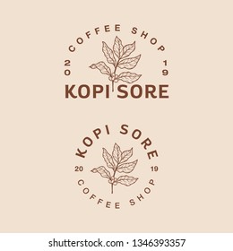 Coffee Shop Modern Logo Design