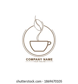 ilustración vectorial moderna de la cafetería