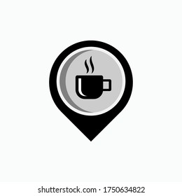 Coffee Shop Place Icon - Vector.