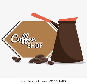 coffee shop pot filter beans