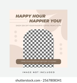 Coffee Shop Promotion Instagram Post Template