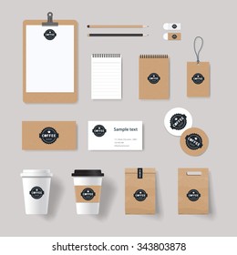 coffee shop and restaurant  branding identity mock up template for . card .menu.vector.stationary.packaging,corporate