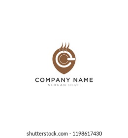 Coffee shop and restaurant Logo Template Design Vector, Emblem, Design Concept, Creative Symbol, Icon