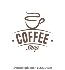 Coffee shop retro logo