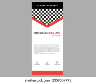 Coffee Shop rollup or X banner design template