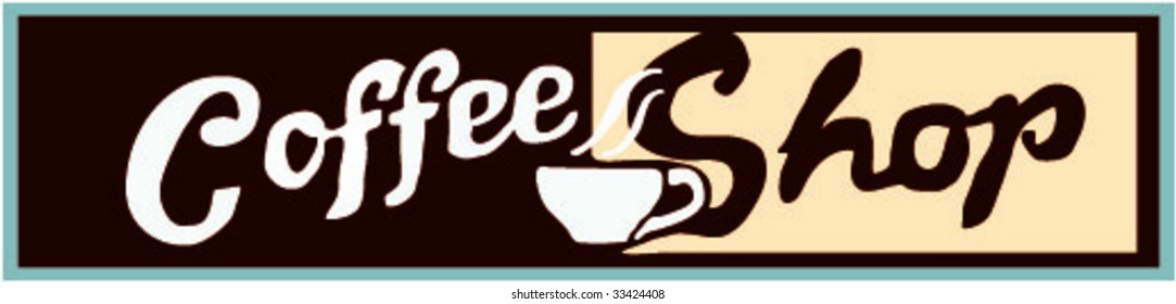 Coffee Shop Sign