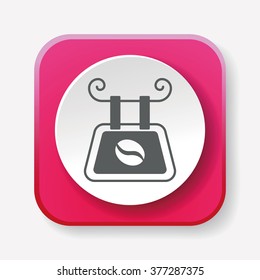 coffee shop sign icon