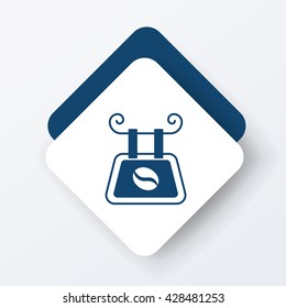 coffee shop sign icon