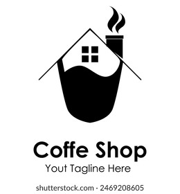 Coffee shop simple logo design