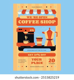 Coffee Shop Social Media Flyer