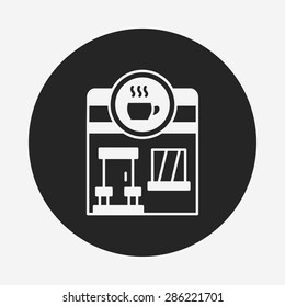 coffee shop store icon