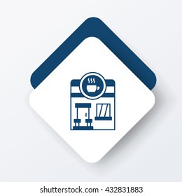 coffee shop store icon