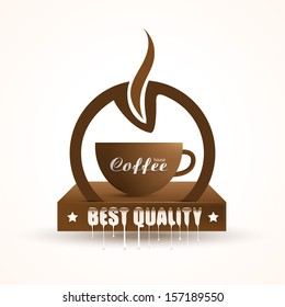 Coffee shop trendy  background with coffee cup design for your works and brands.