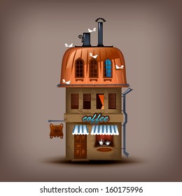 Coffee shop. Vector format