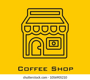 Coffee Shop vector icon