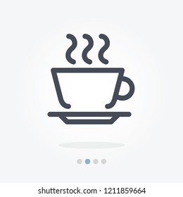 Coffee shop vector icon