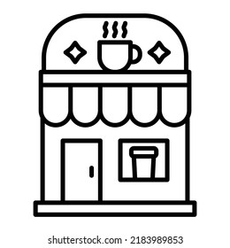 Coffee Shop vector icon. Can be used for printing, mobile and web applications.