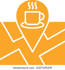 Icono del vector Coffee Shop. Se puede usar para imprimir, móviles y aplicaciones web.