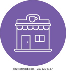 Coffee Shop vector icon. Can be used for printing, mobile and web applications.