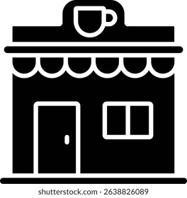 Coffee Shop vector icon. Can be used for printing, mobile and web applications.