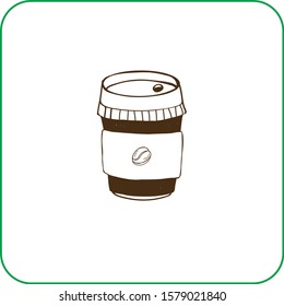 coffee shop vector icon illustration