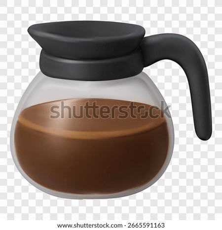 Coffee Shop Vector Icon Set | 3D icon set | Coffee pot